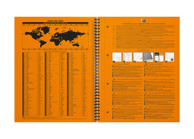 Spiraalblok Oxford International Notebook A4 lijn