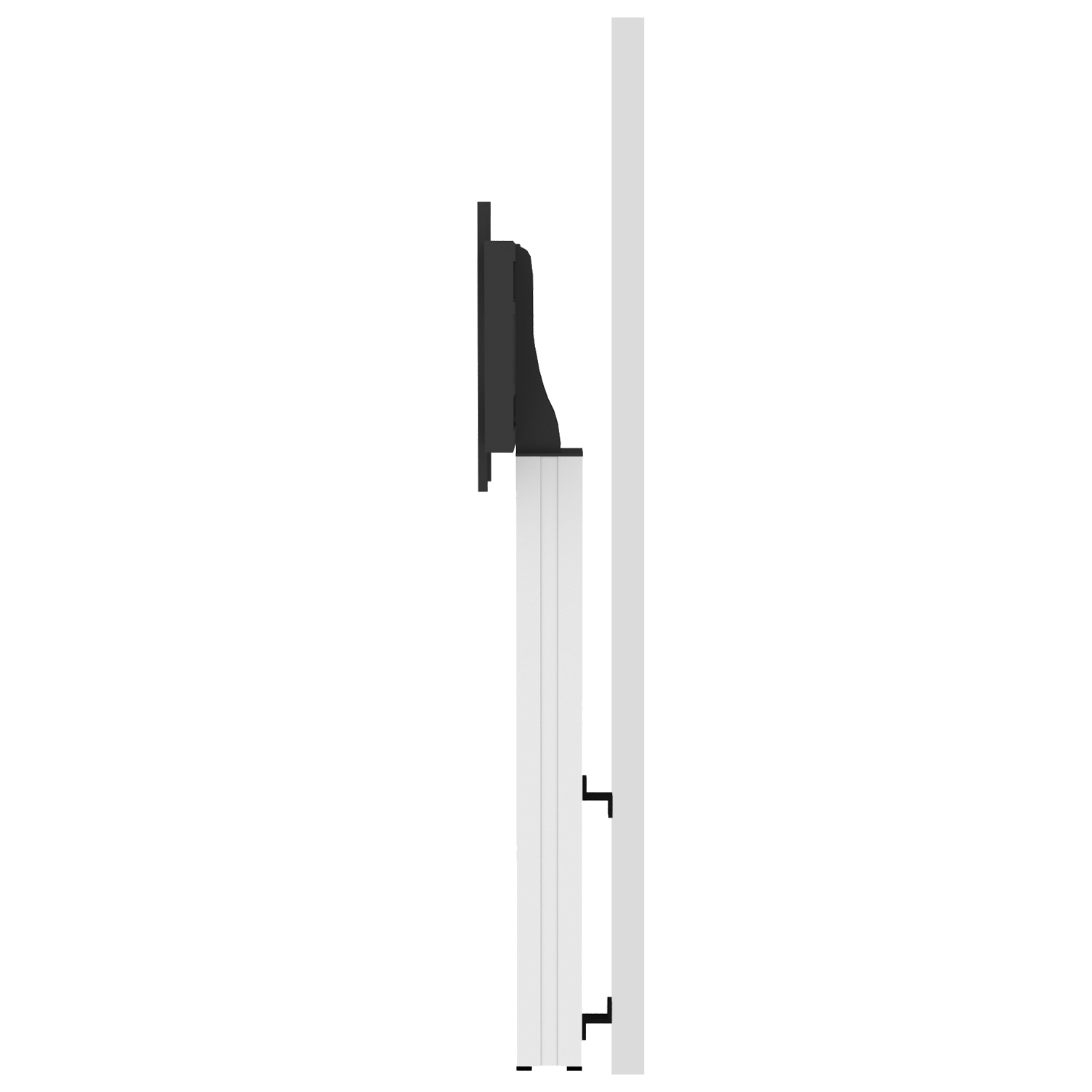 Vaste TV standaard 165 cm voor 42 tot 100 inch schermen voor wandmontage