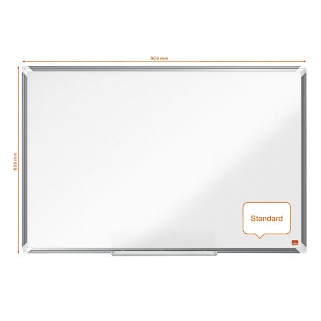 Whiteboard Nobo Premium Plus 60x90cm staal