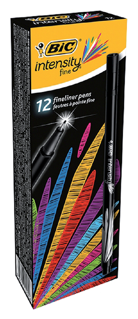 Fineliner Bic Intensity fijn zwart