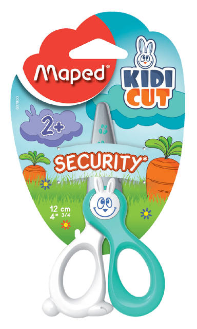 Kinderschaar Maped KidiCut 12cm assorti