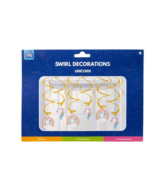 Swirl decorations Unicorn