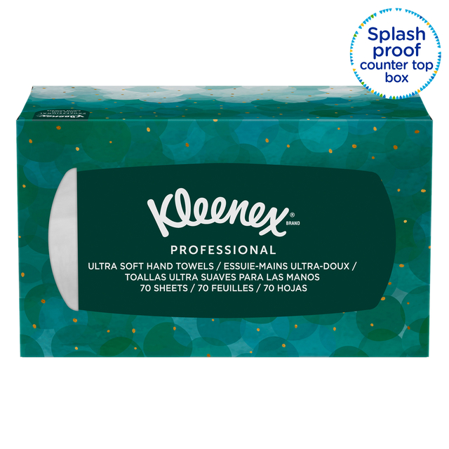 Handdoek Kleenex Ultra Pop-up Box 1-laags 226x254mm 18x70 vel wit 11268