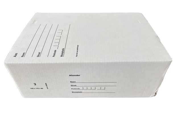 Postpakketbox IEZZY 3 240x170x80mm wit