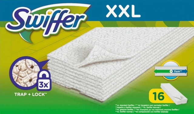 Swiffer navulling XXL met 16 droge doekjes 16 stuks