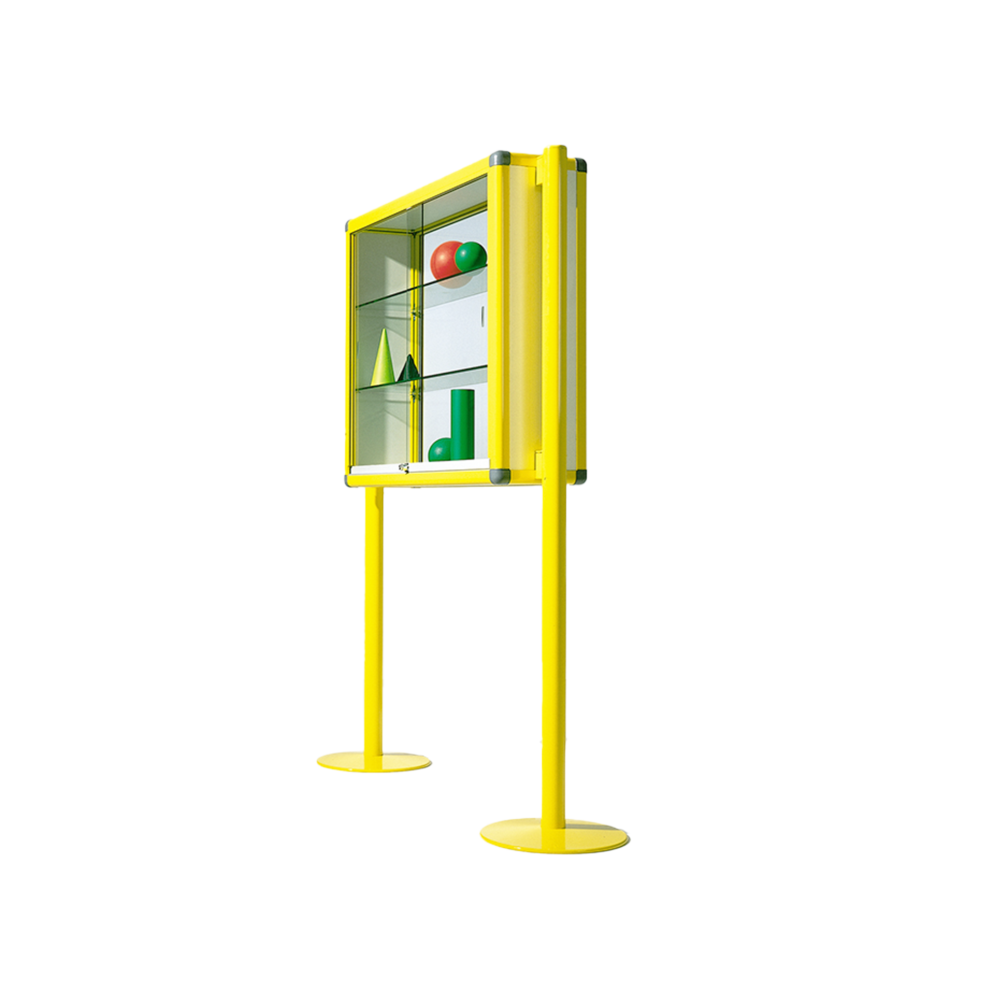 Aluminium vitrine model WV2