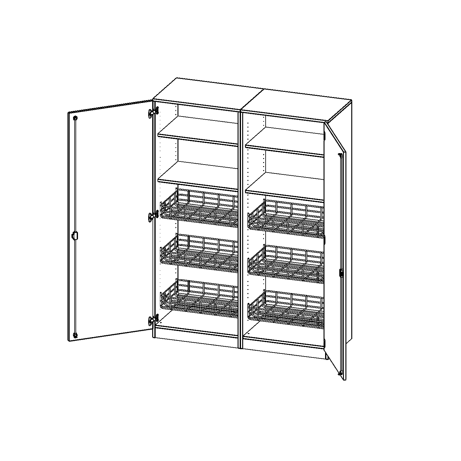 Sportkast, 5 maphoogtes - evo180 serie