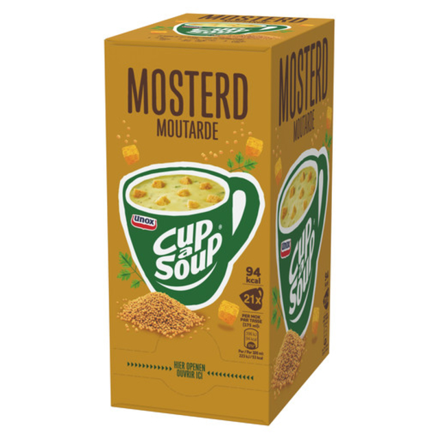 Cup-a-Soup Unox mosterd 21x175ml