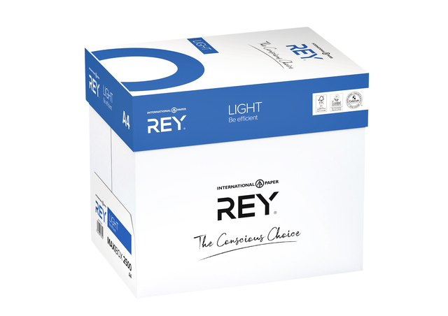 Kopieerpapier Rey Office Light A4 75gr wit 500 vel