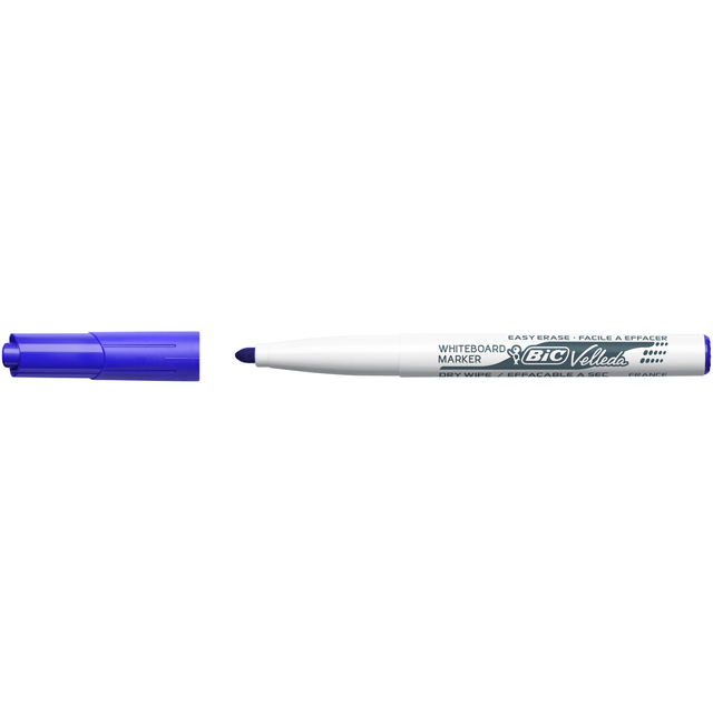 Viltstift Bic Velleda 1741 whiteboard rond medium blauw