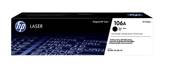 Tonercartidge HP W1106A 106A zwart