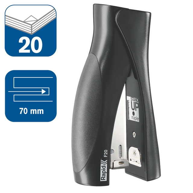 Nietmachine Rapid Fashion F20 Ultimate standup 20 vel zwart