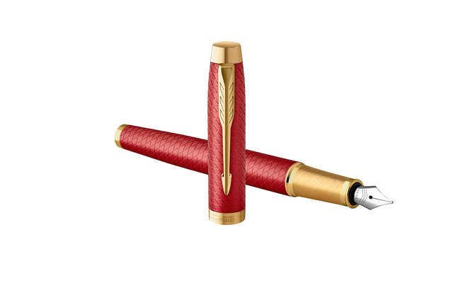 Vulpen Parker IM Premium deep red GT fijn