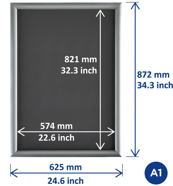 Kliklijst Europel A1 25mm