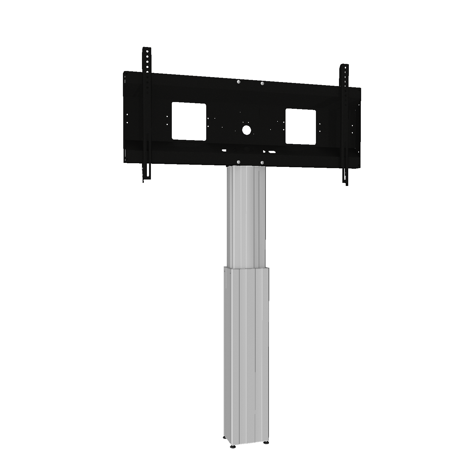 Elektrisch in hoogte verstelbare XL monitor muurbeugel, 50 cm slag