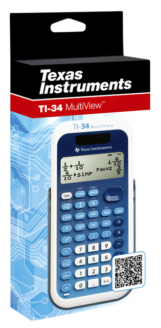 Rekenmachine TI-34 multiview