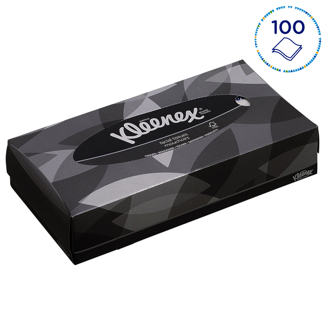 Facial tissues Kleenex 2-laags 100 vel wit 8835