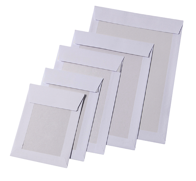 Envelop Quantore bordrug EB4 262x371mm zelfklevend wit 100 stuks