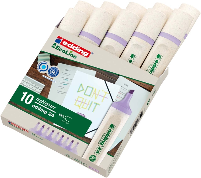 Markeerstift edding 24 Ecoline pastel violet