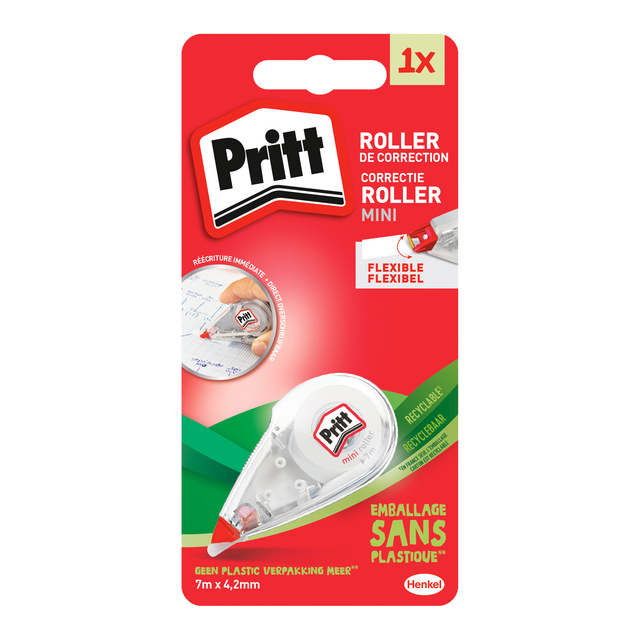 Correctieroller Pritt Mini Flex 4.2mmx7m op blister