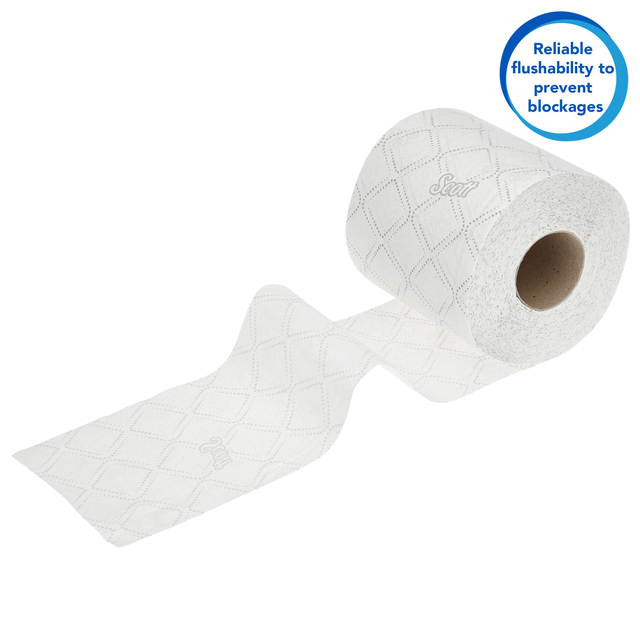 Toiletpapier Scott Essential 2-laags 350 vel wit 8519