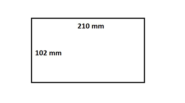 Labeletiket IEZZY Zebra DHL 102x210mm 25mm wit permanent 210 stuks