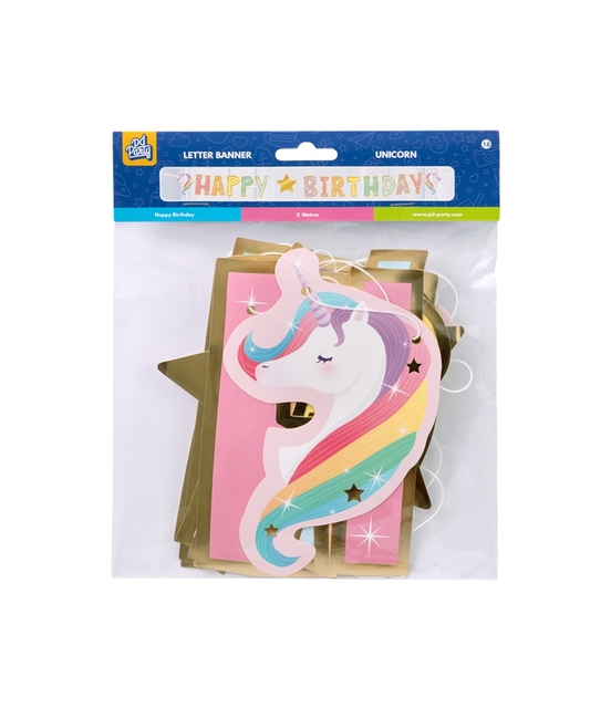 Letter banner Unicorn