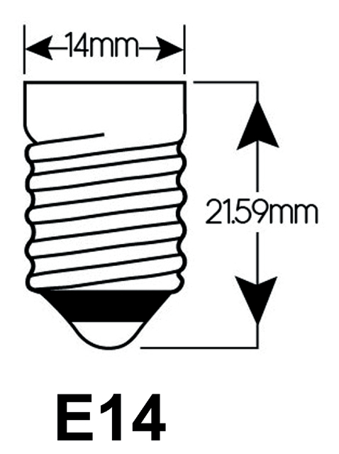 Ledlamp Integral E14 2700K warm wit 2W 250lumen