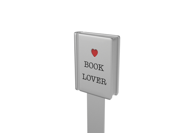 Boekenlegger Metalmorphose "Booklover"