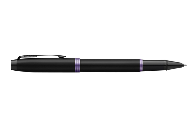 Rollerpen Parker IM black purple vibrant ring fijn