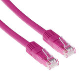 ACT Roze 15 meter U/UTP CAT6 patchkabel met RJ45 connectoren