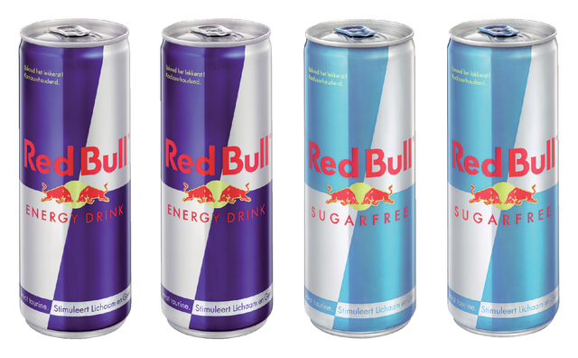 Energiedrank Red Bull sugarfree blik 250 ml