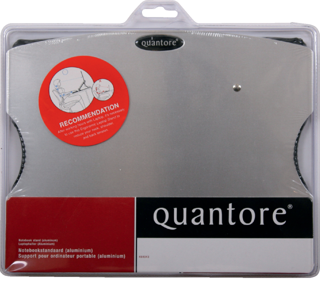 Laptopstandaard Quantore verstelbaar aluminium