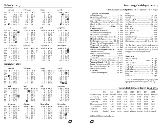 Agendavulling 2025 Succes Senior 7dagen/2pagina's