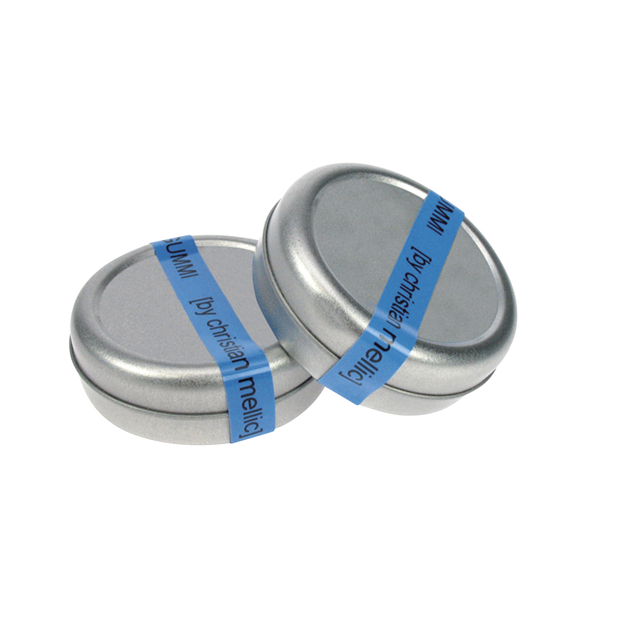 Labeltape Dymo LabelManager D1 polyester 19mm zwart op blauw