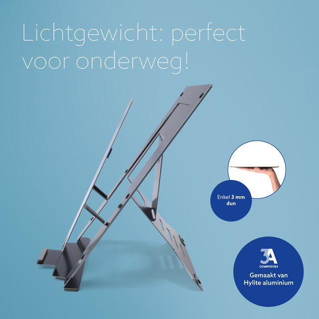 Laptopstandaard R-Go Riser Documenthouder