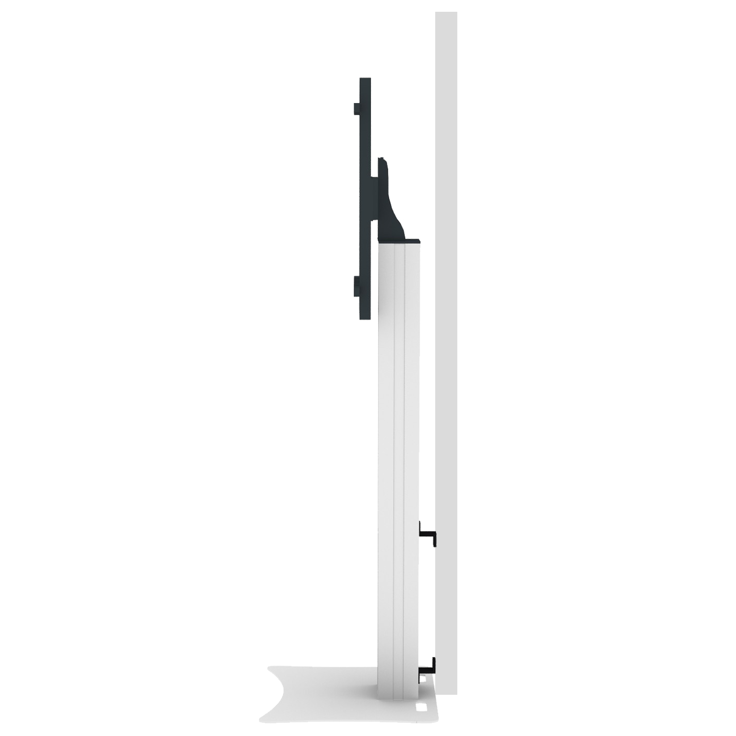 Vrijstaande TV standaard in portret of landschap modus 195 cm voor 42 tot 100 inch schermen