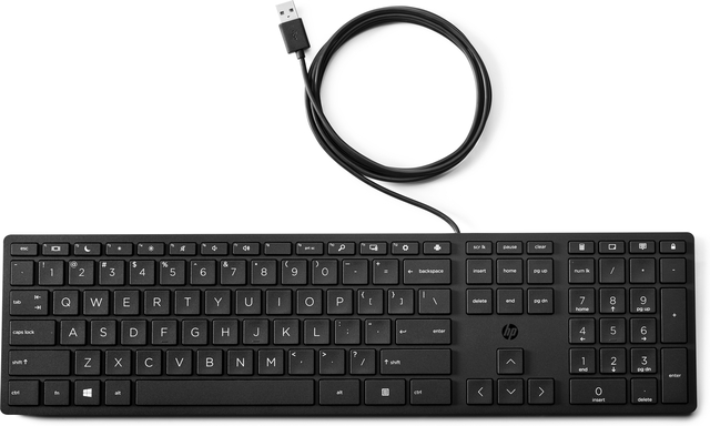 Toetsenbord HP 320K Qwerty zwart