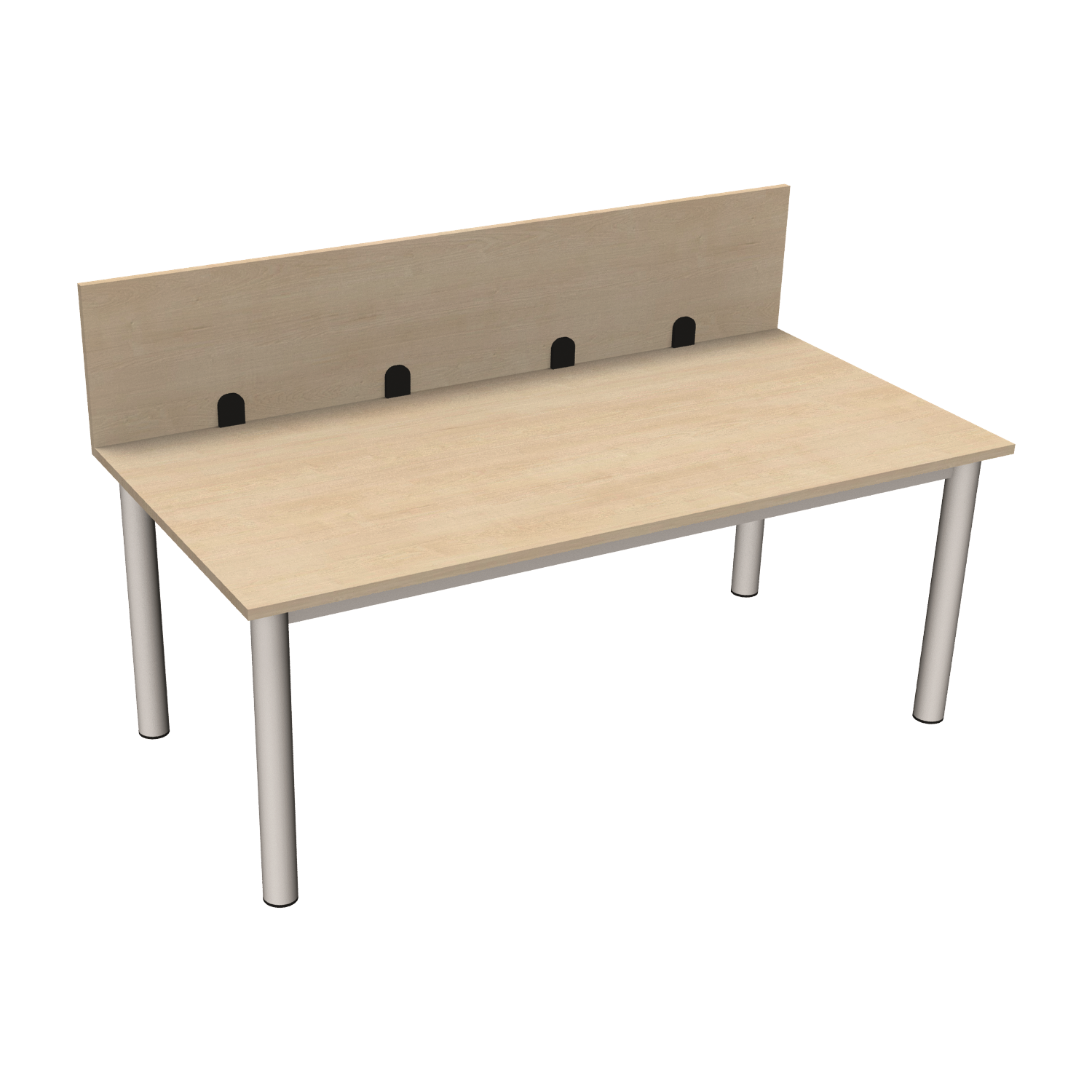 Tafel met opzetscherm en 60 mm buisframe