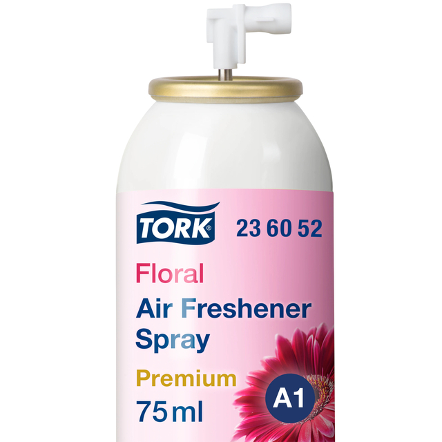 Luchtverfrisser Tork A1 Premium spray bloemen 236052