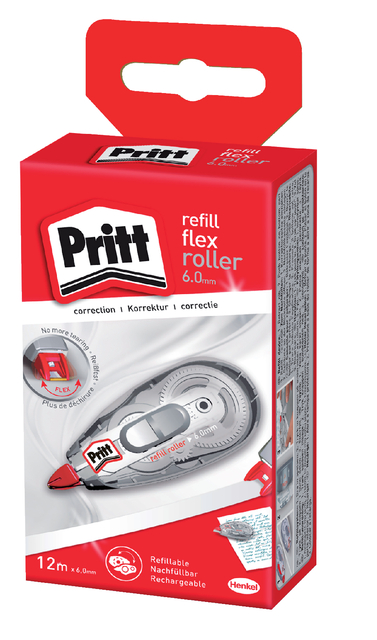 Correctieroller Pritt navulbaar Flex 6mmx12m