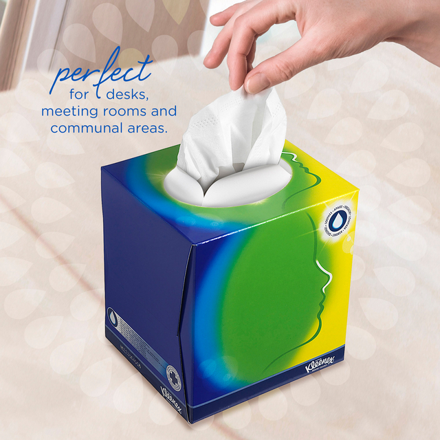 Facial tissues Kleenex kubus 3-laags 56 vel wit 8825