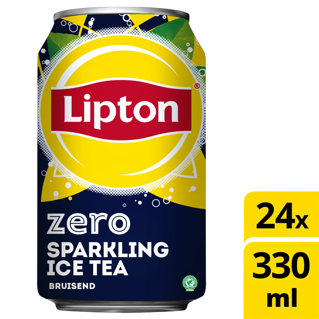 Frisdrank Lipton Ice Tea sparkling zero blik 330ml