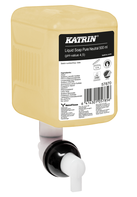 Handzeep Katrin Clean vloeibaar 500ml 57870