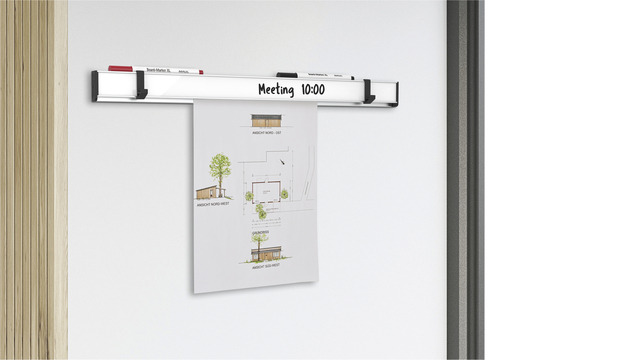 Wandrail MAULtalent Pro 50cm 5 functies aluminium