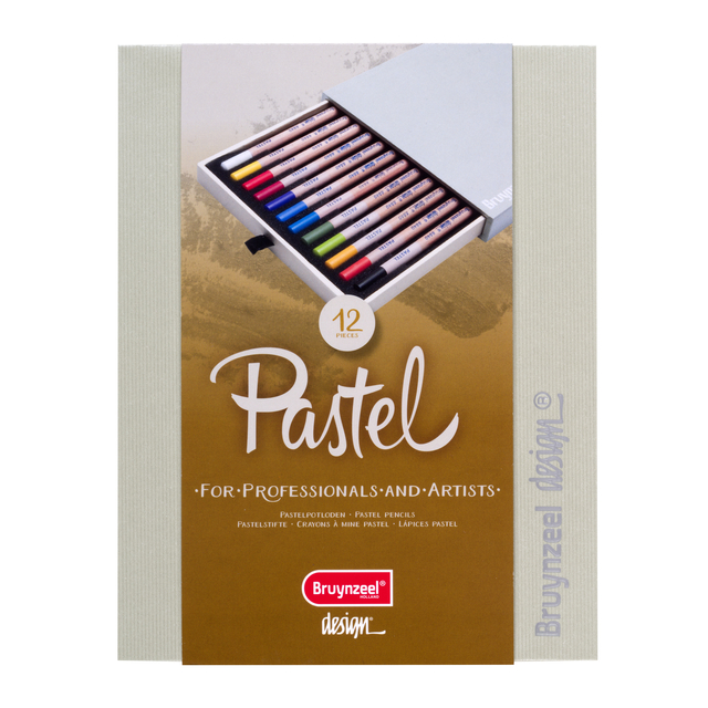 Pastelpotlood Bruynzeel Design set á 12 stuks assorti