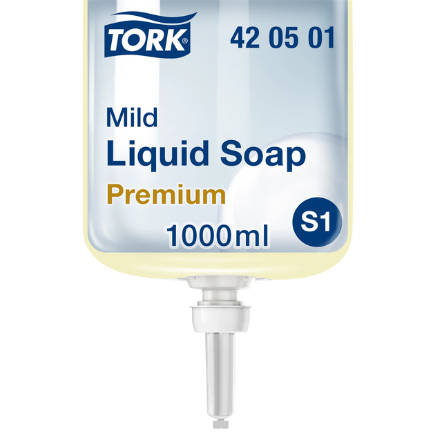 Handzeep Tork S1 Premium vloeibaar 1000ml mild 420501