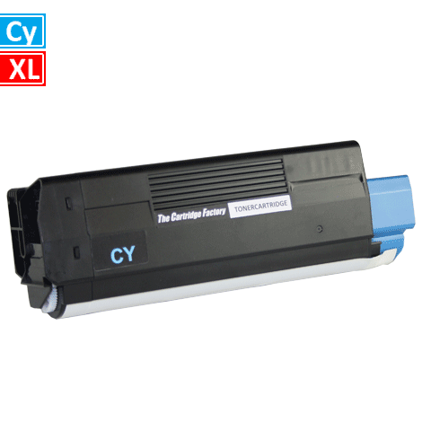 Huismerk toner - Oki (Cartridge) 42804515 compatibel, cyaan