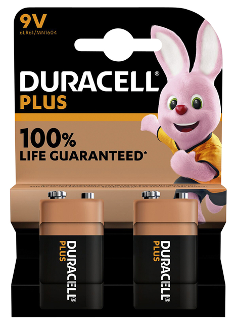 Batterij Duracell Plus 2x9Volt