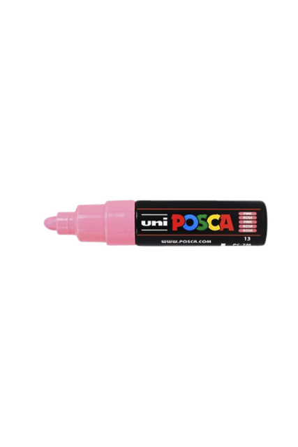 Verfstift Posca PC7M breed roze